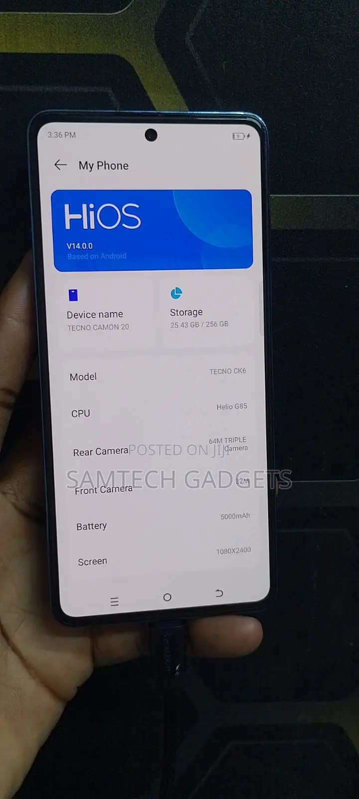 Tecno Camon 20 256 GB Blue
