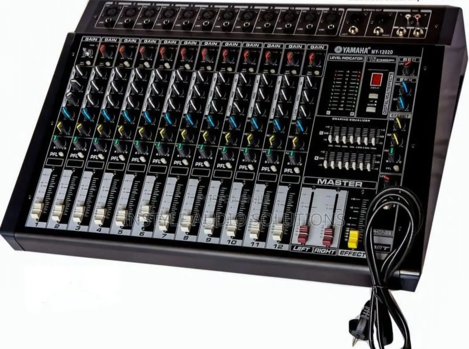 Yamaha 12 Channels Powered Mixer 1500w Output Usb Bt Pay on Delivery
