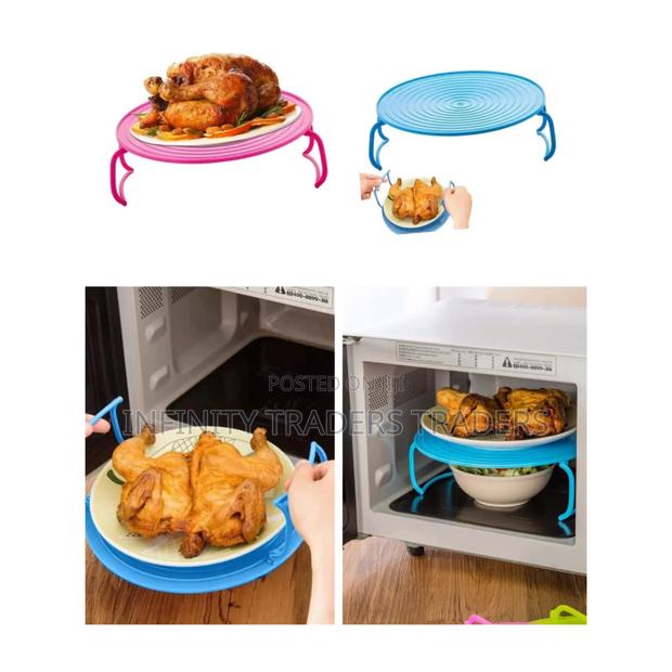 Microwave Tray Placement Rack, - main view