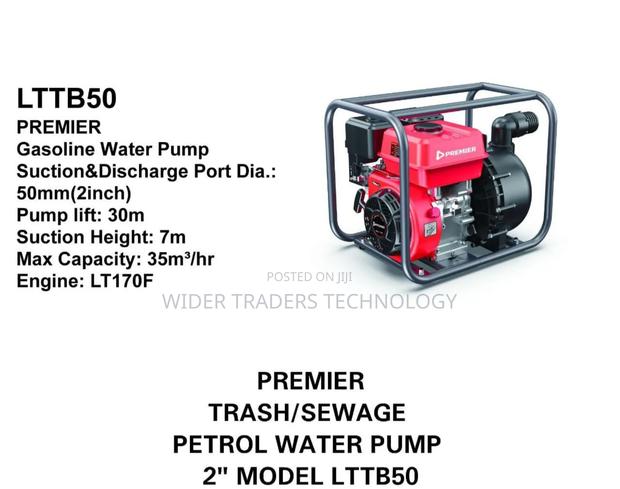 Premier Lttb50 Petrol Water Pump - main view