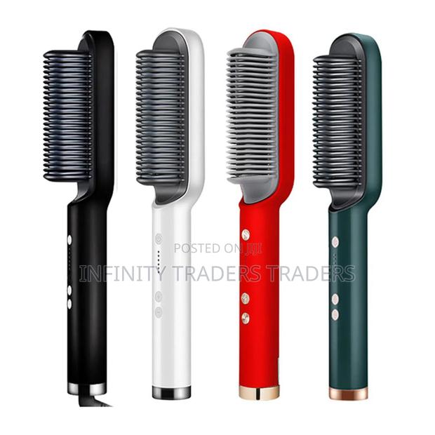 Electric Hair Straightener, Comb, Brush - main view