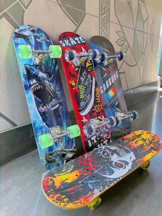 Kids Beginner Skateboards – Safe, Fun Ride With Graphic Designs - main view