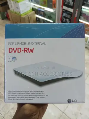 This Is an Lg Pop-Up Mobile External Usb 3.0 Cd/DVD-Rw Drive.