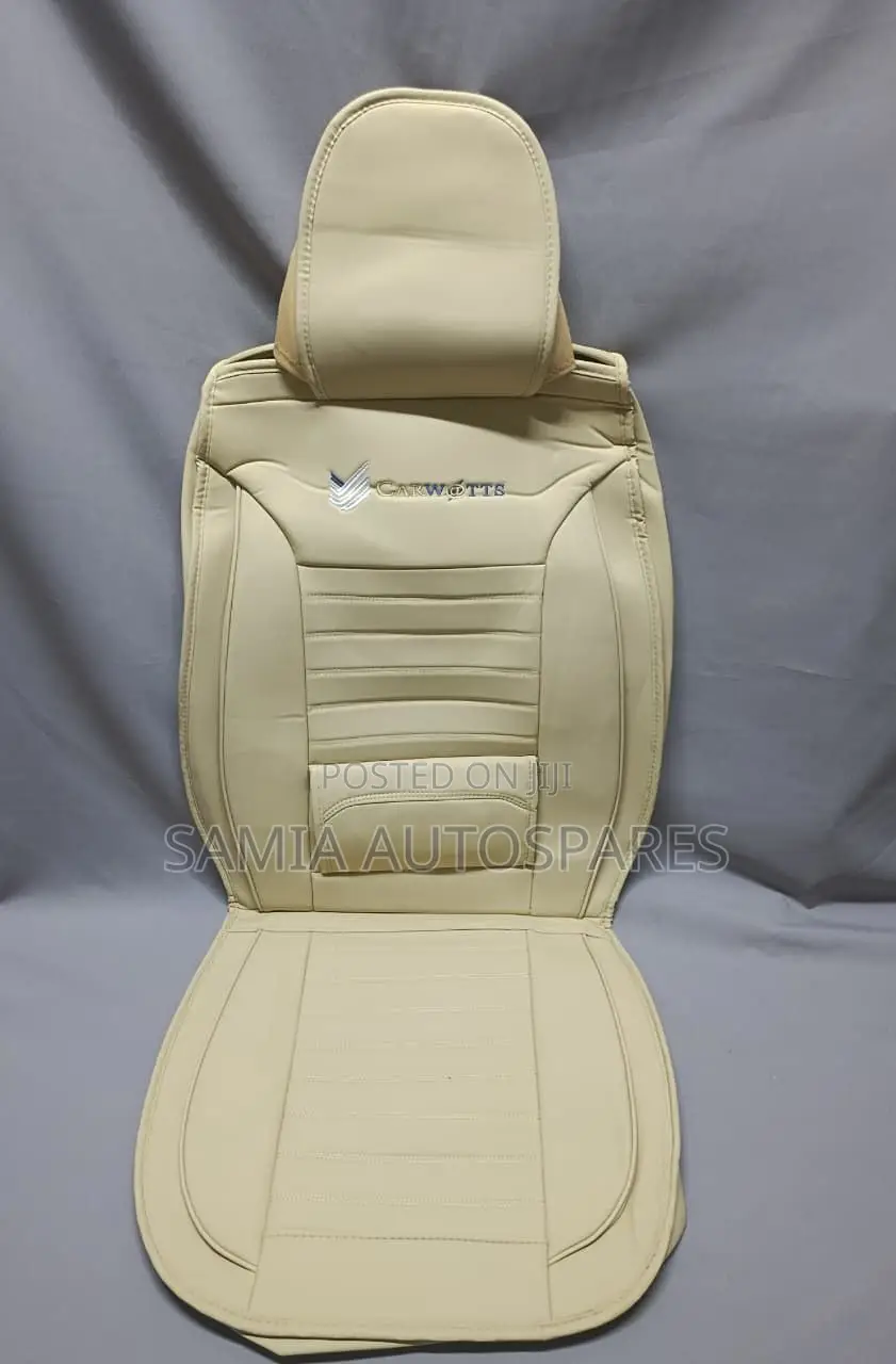 Car Seat Covers Leather Beige - 5 Seater