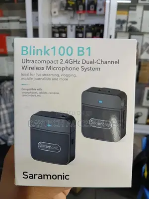 Saramonic Blink 100 B1 Wireless Microphone System (2.4 Ghz)