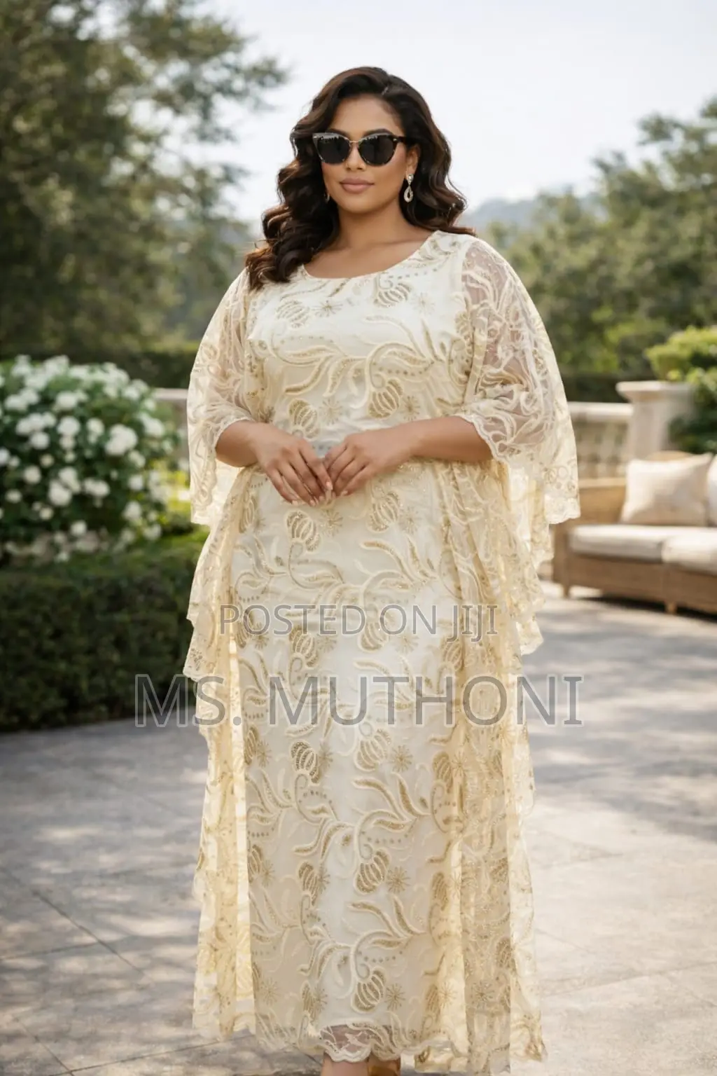 Quality Heavy Lace Free Size 2 Piece Gowns