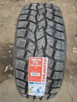 265 /60 R18 Sunfull Tyres (All Terrein) 786.