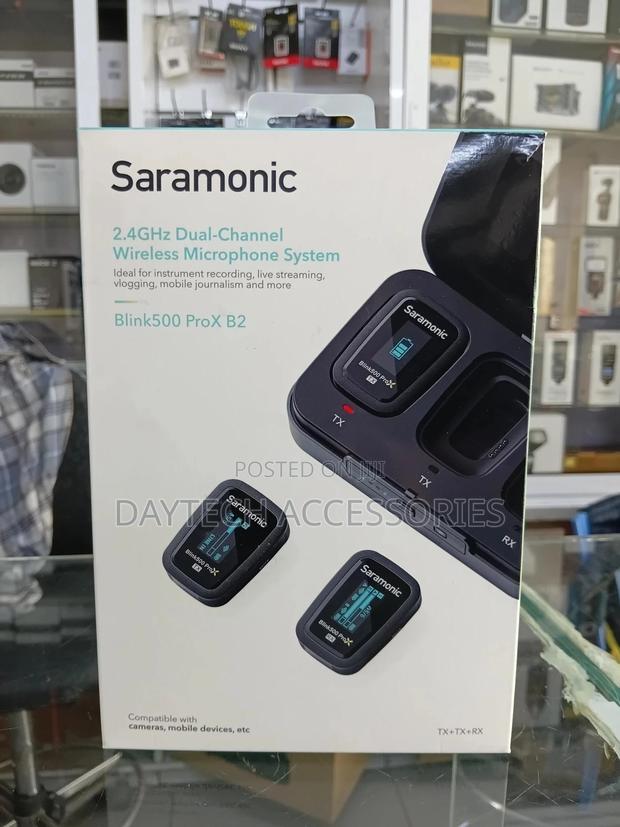 Saramonic Blink500 Prox B2 Clip-on Wireless Microphone System - Black
