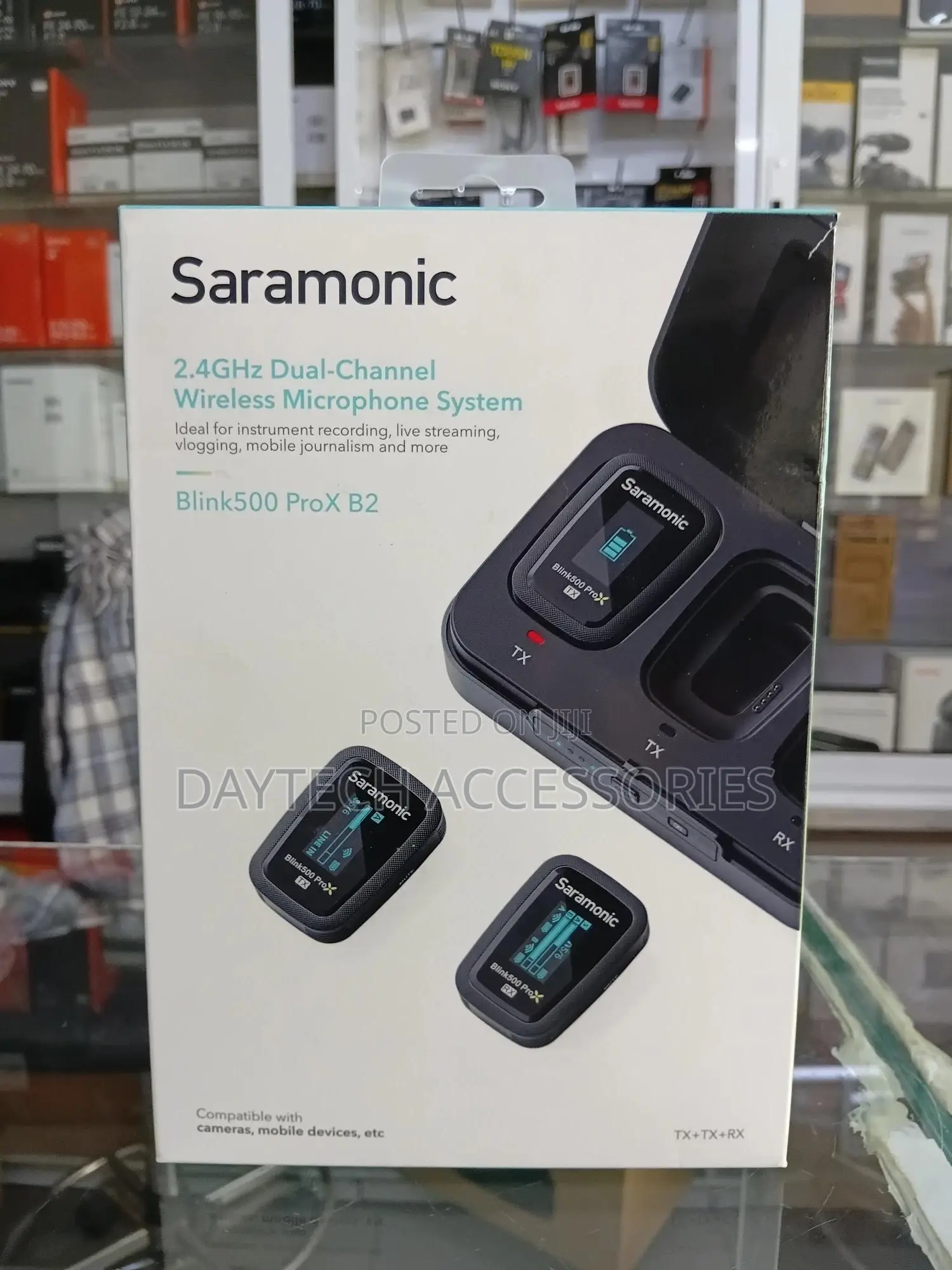 Saramonic Blink500 Prox B2 Clip-on Wireless Microphone System - Black