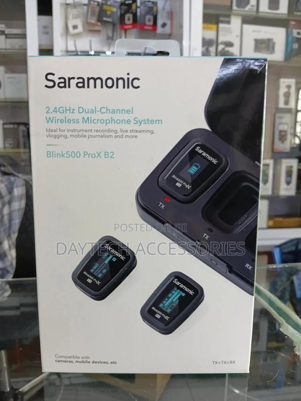 Saramonic Blink 500 Prox B2r 2-Person Wireless Clip-on Microphone.