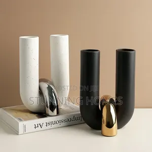U-Shaped 2 Piece Vase Available