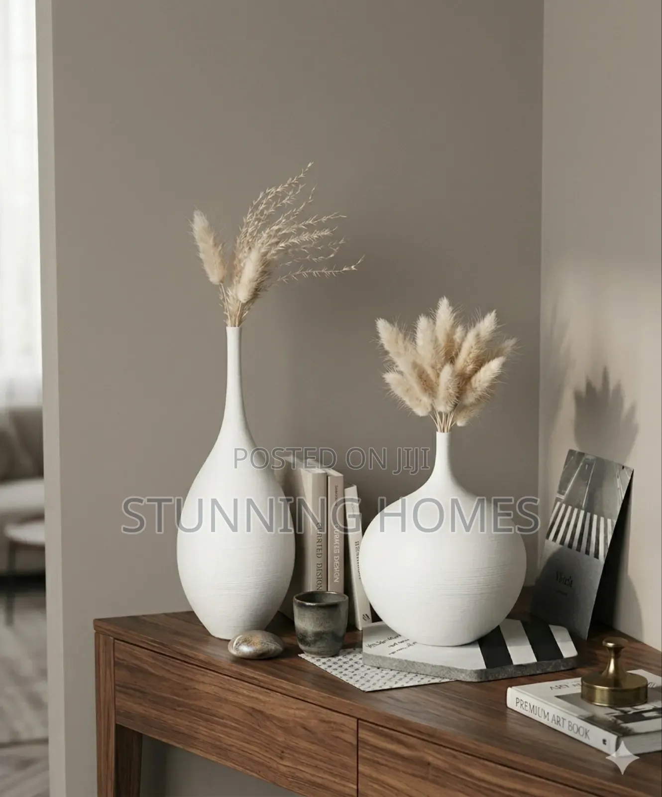 Nordic Matte Vases Set