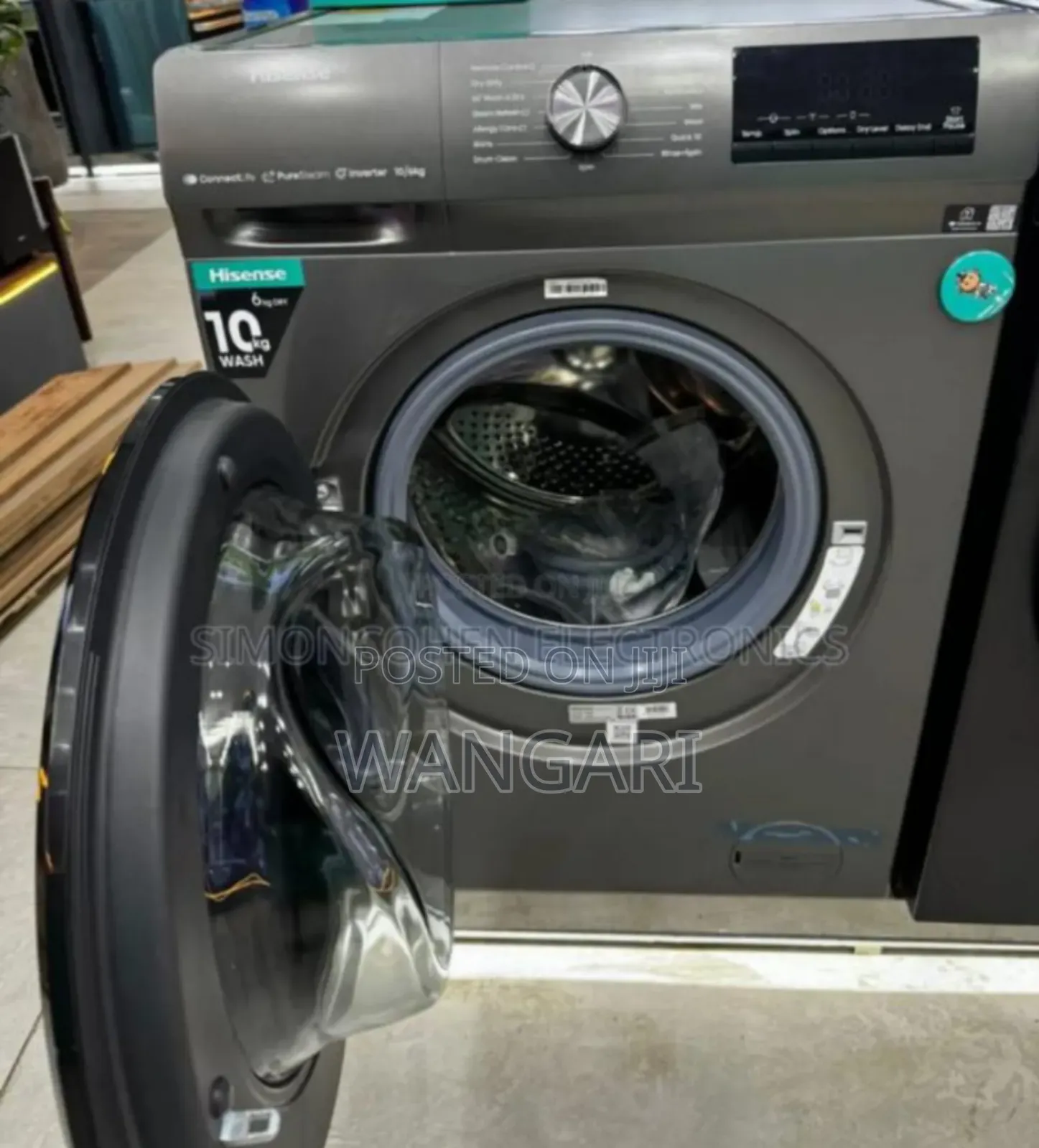 Grey Hisense 10kg Wash and Dry Washing Machine