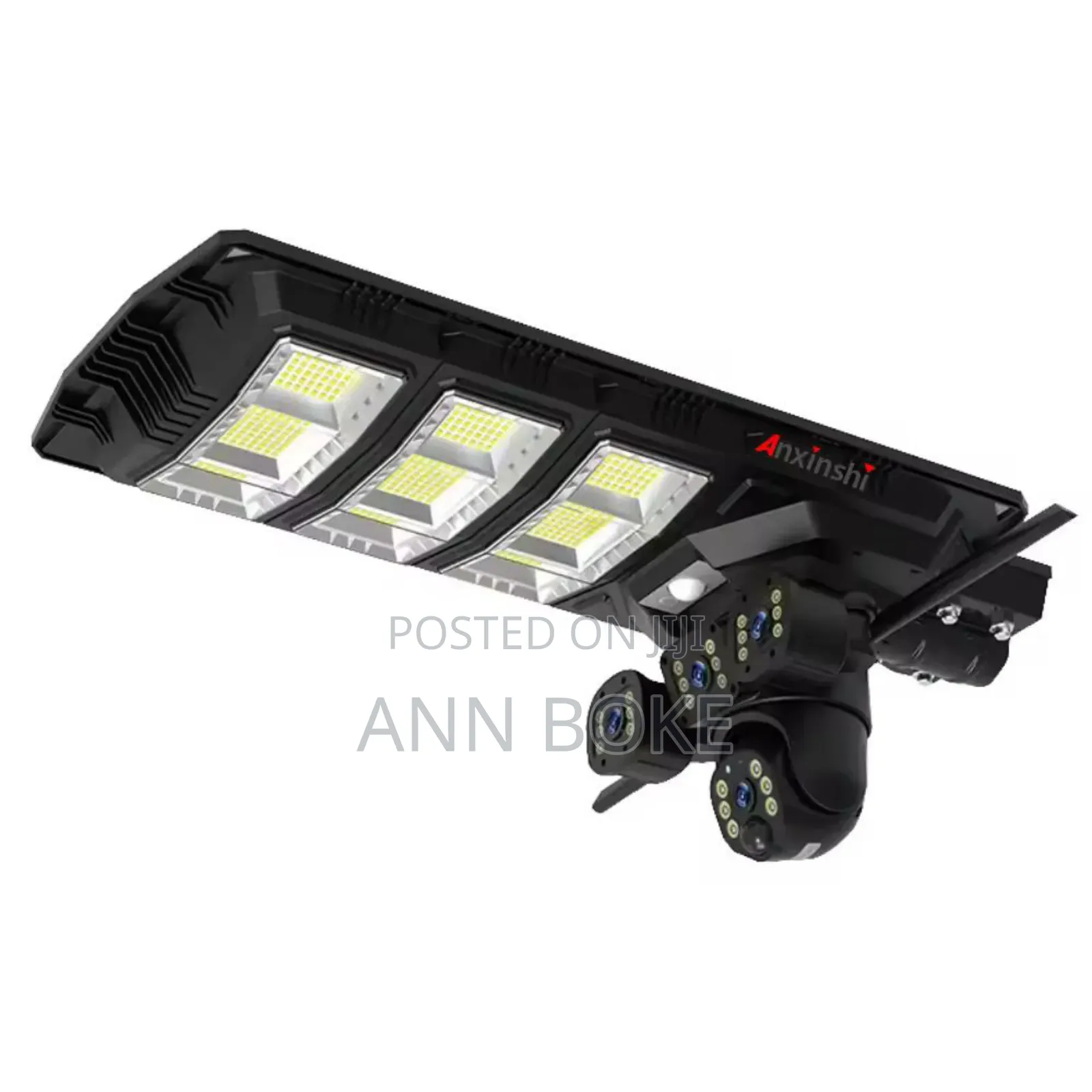 *1000watts Solar Street Light With 4g Ai PTZ Three Camera*