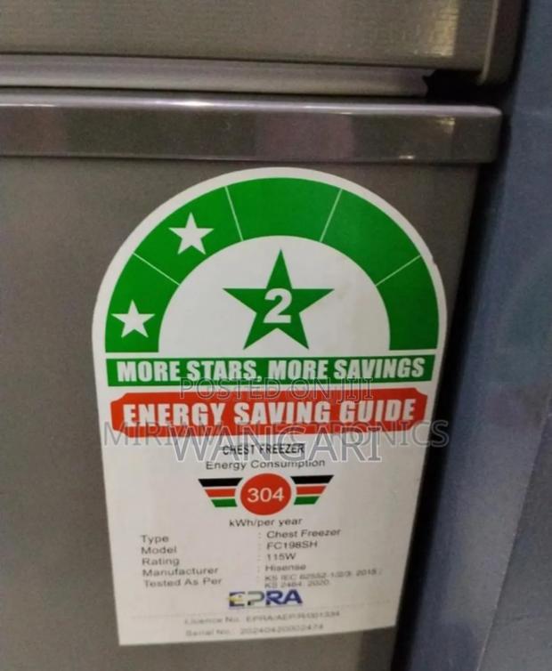 2star Hisense 198l Freezer - main view