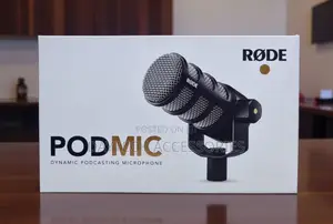 Rode - Podmic Dynamic Podcasting Microphone - Black
