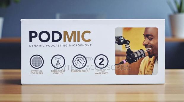 Rode - Podmic Dynamic Podcasting Microphone - Black - thumbnail 2