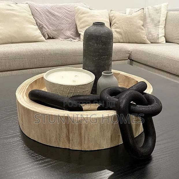 Decorative Chain Link Wooden Decor - main view