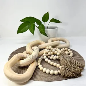Decorative Chain Link Wooden Decor