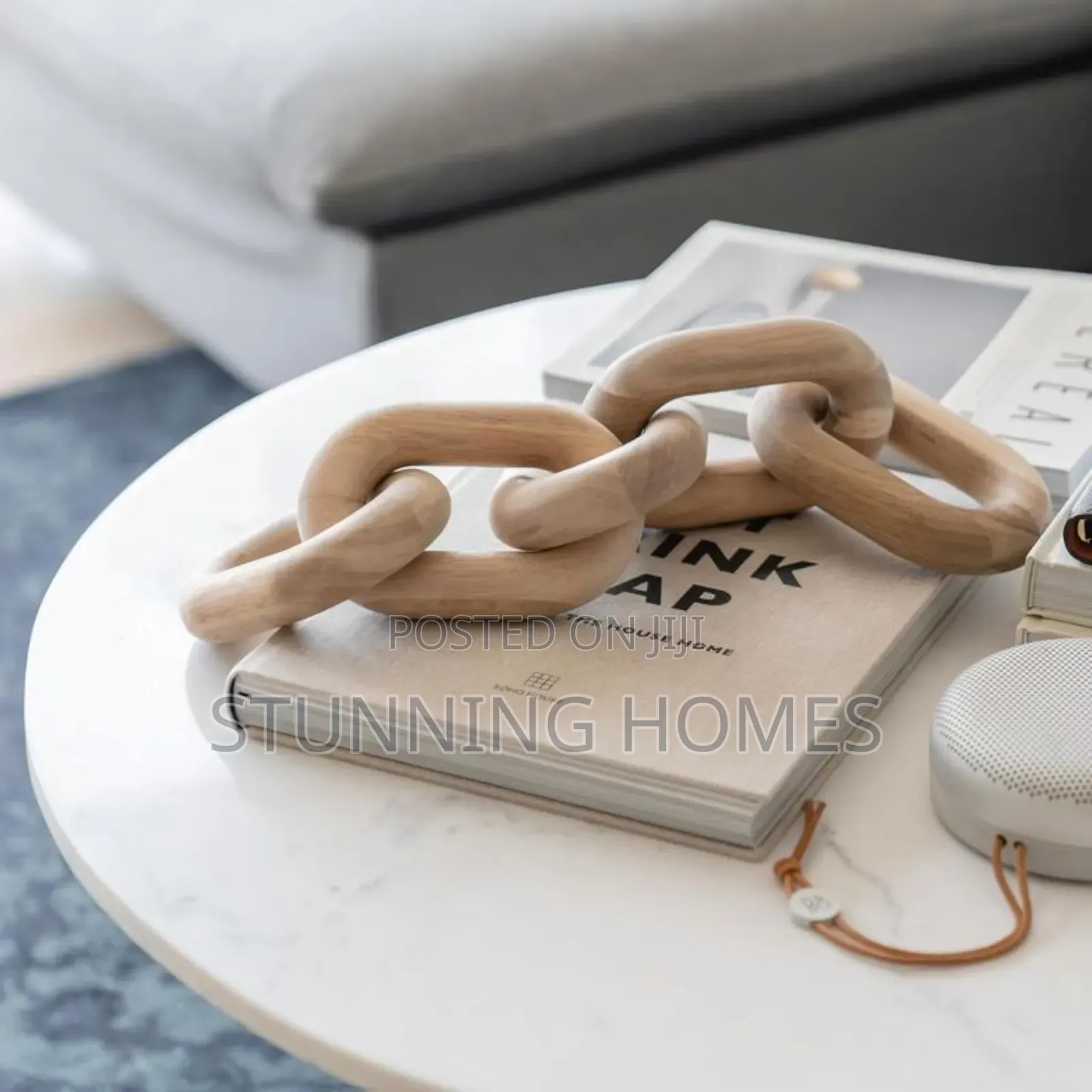 Decorative Chain Link Wooden Decor
