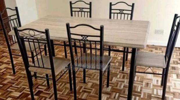 Colour Brown 6 Sitter Dinning Table