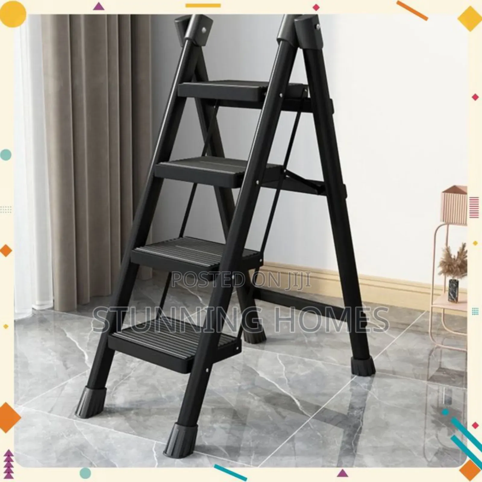 4 Tier Foldable Ladder