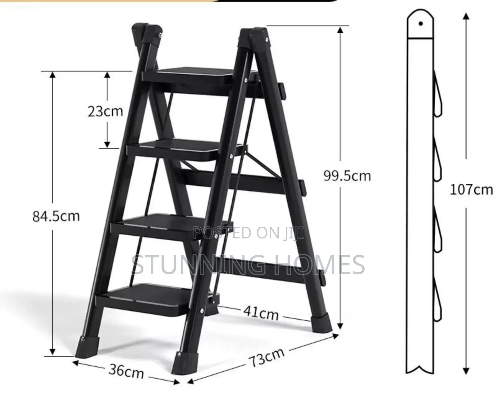 4 Tier Foldable Ladder