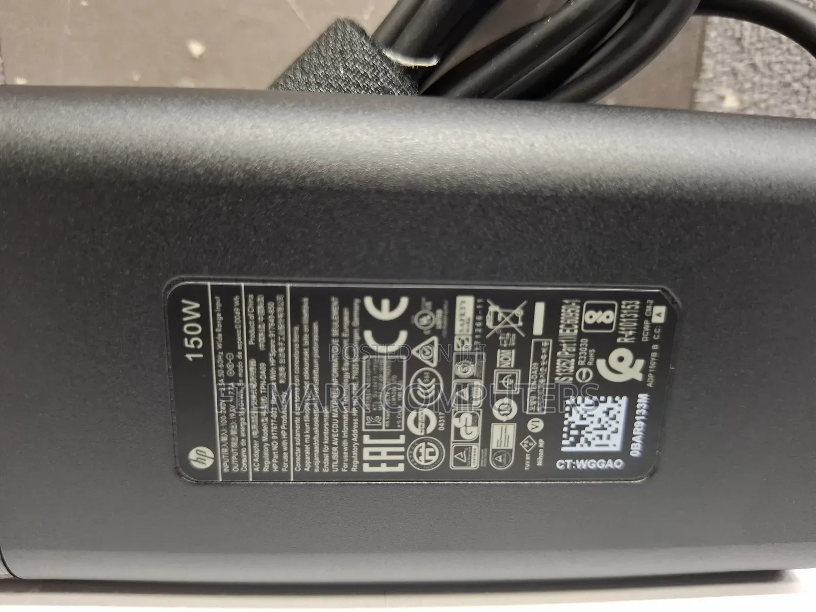 Slim 4.5mm 150w Ac Adapter Power Supply Charger For Hp / Blue Pin