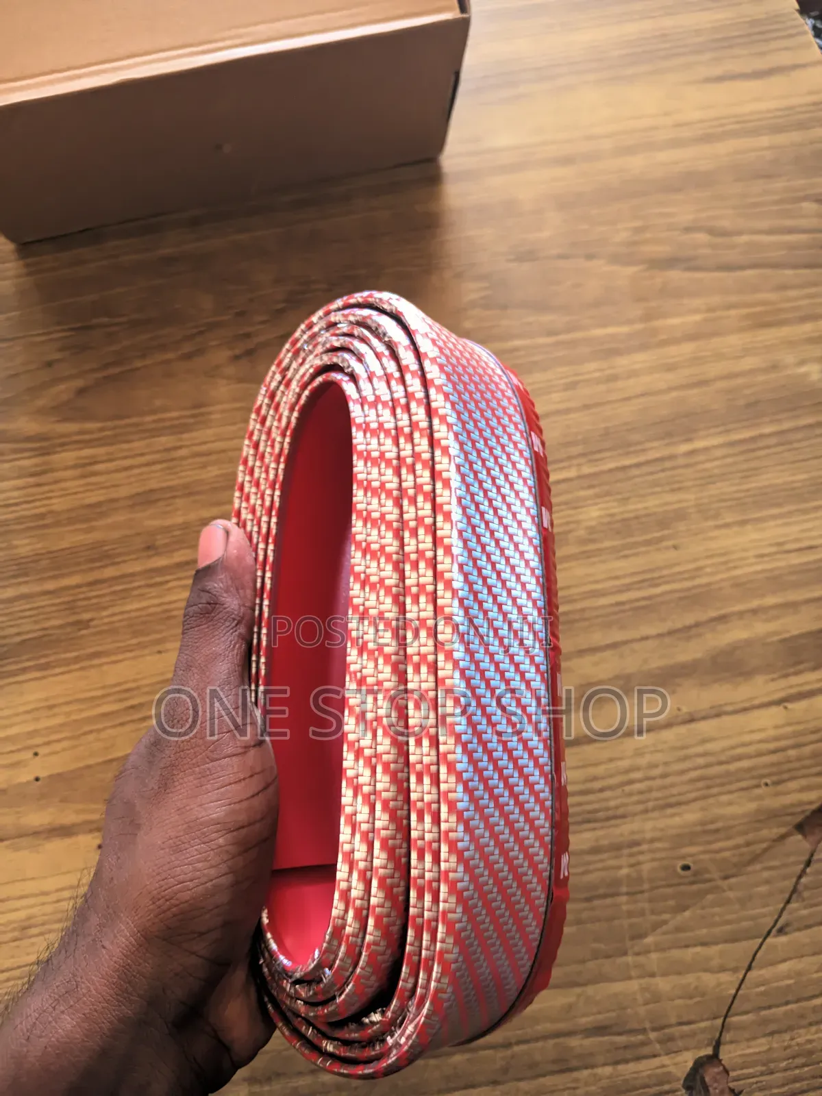Samurai Gloss Red Carbon Bumper Lip
