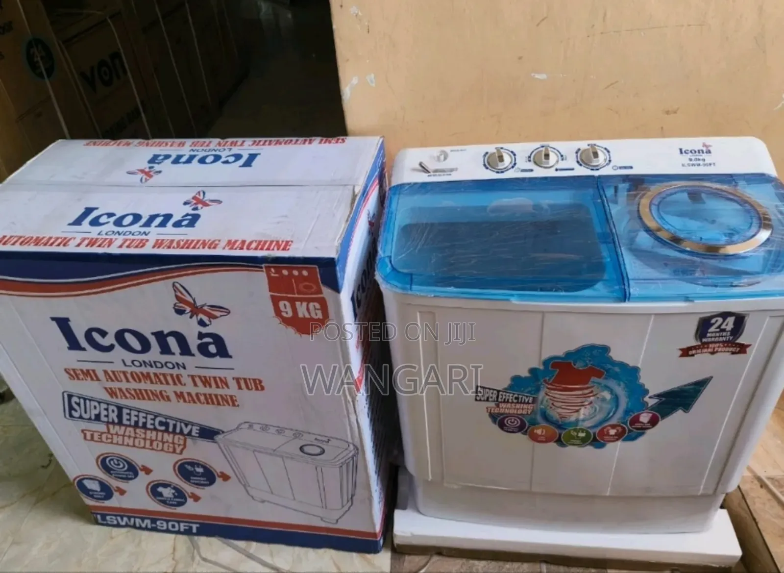 Brand New Icona 9.5 Kgs Washing Machine