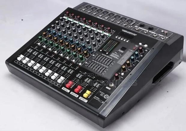Max 8 Channels Powered Mixer 1000 Watts Usb/ Bluetooth Pay on Delivery