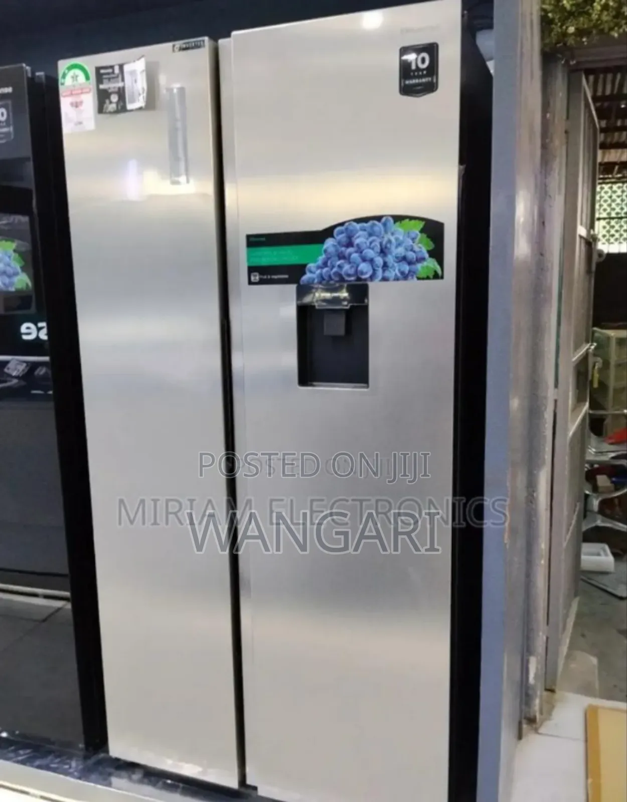 Colour White Hisense 508l Side*Side Refrigerator