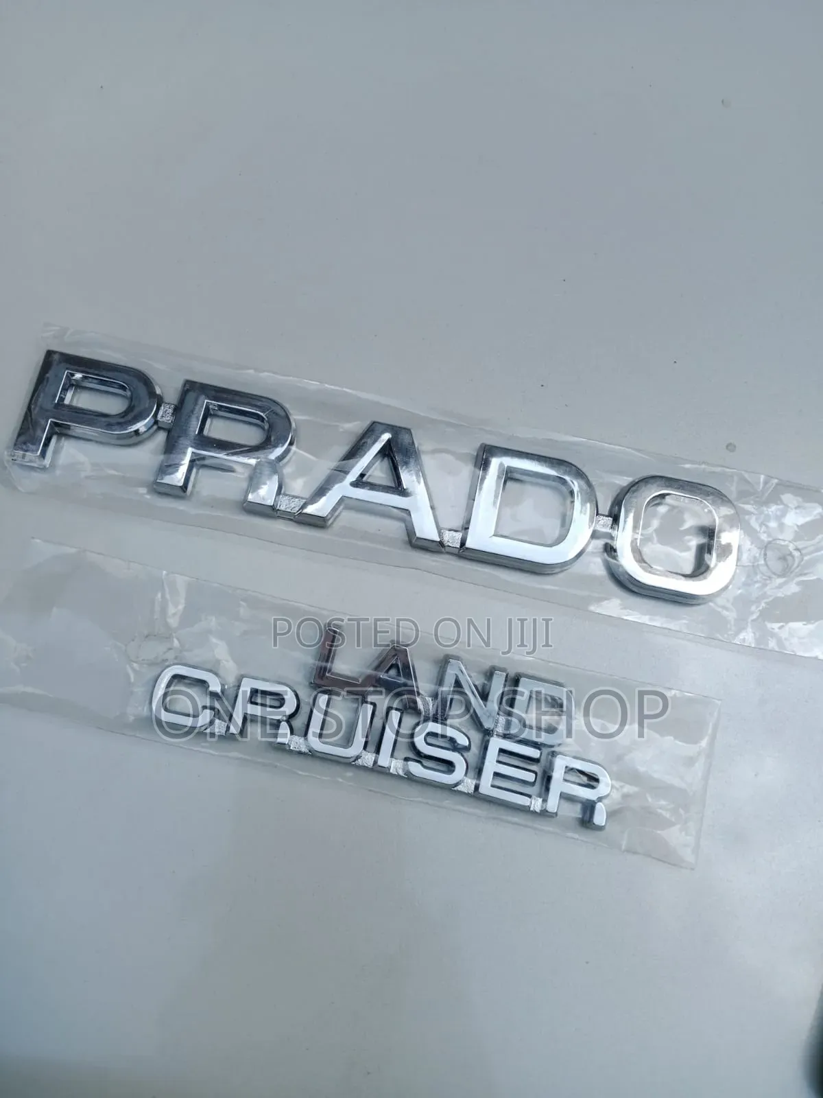 Chrome Prado Land Cruiser Boot Emblem