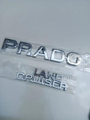 Chrome Prado Land Cruiser Boot Emblem - thumbnail 2