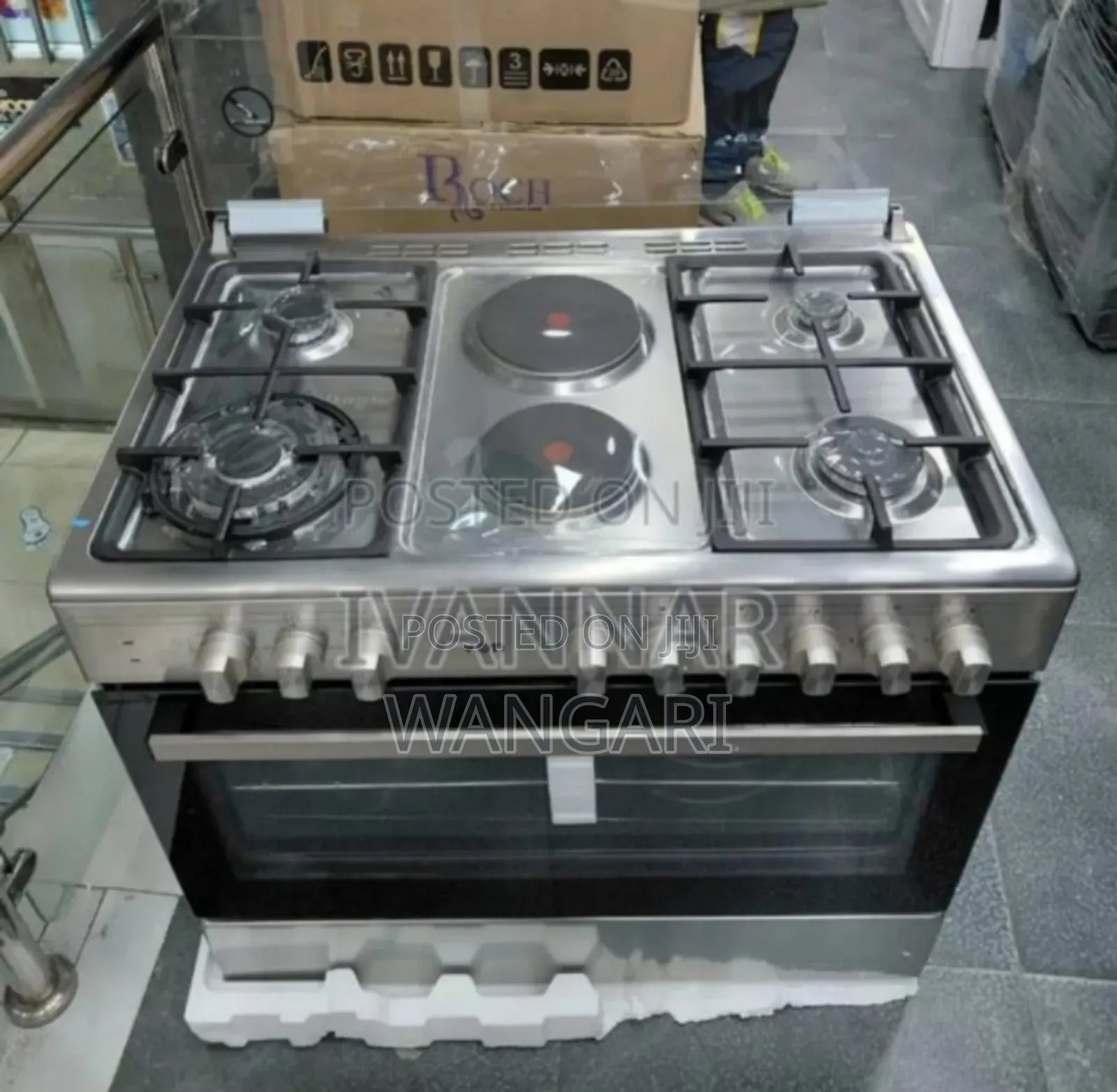 Colour Silver Von 60by90 4+2 Cooker