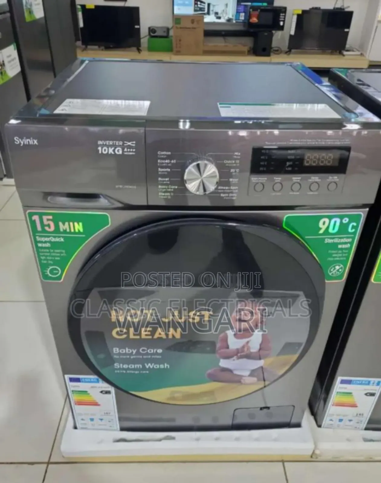 15minutes Synix 10kgs Washing Machine