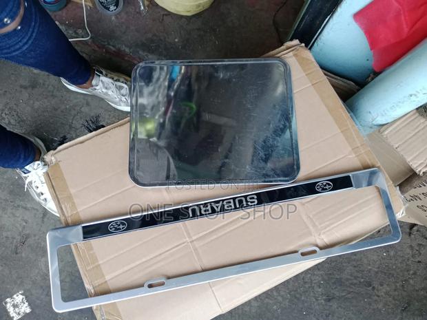 2x Subaru New Generation Number Plates Holders - main view