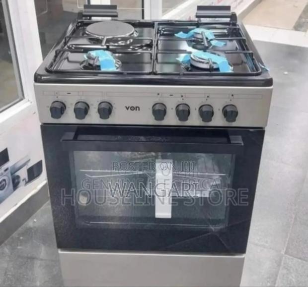 Pay on Delivery New Von 60by60 Standing Cooker. 3gas 1electric Plate