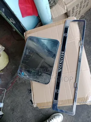 2x Honda Plates Holders Frame Holder