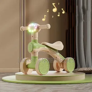 Kids Balance Bike Music Led Lights
