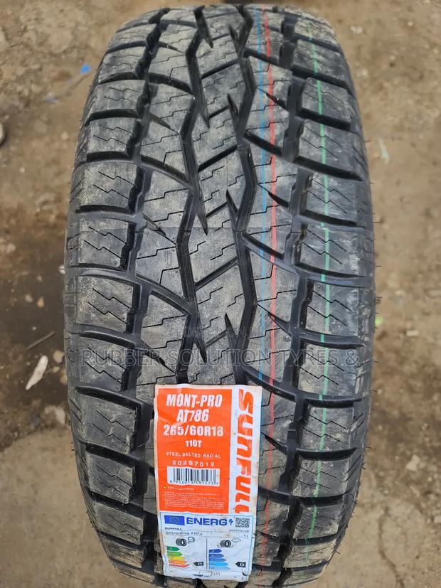 265/60r18 Sunfull Tires 110t Mont-pro A/T786 [All-terrain]