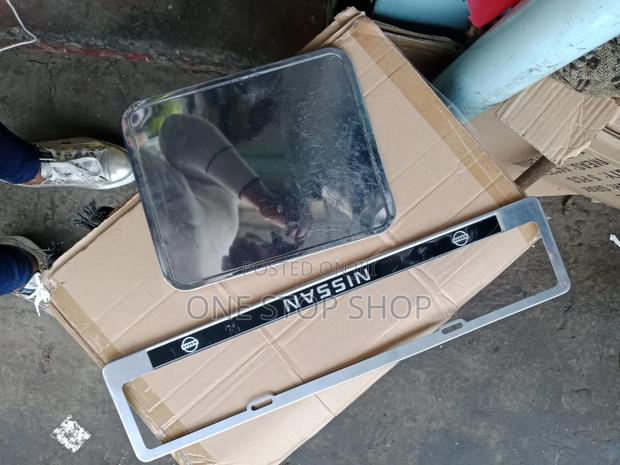 Nissan 2pcs Rust Resistant Number Plates Holder