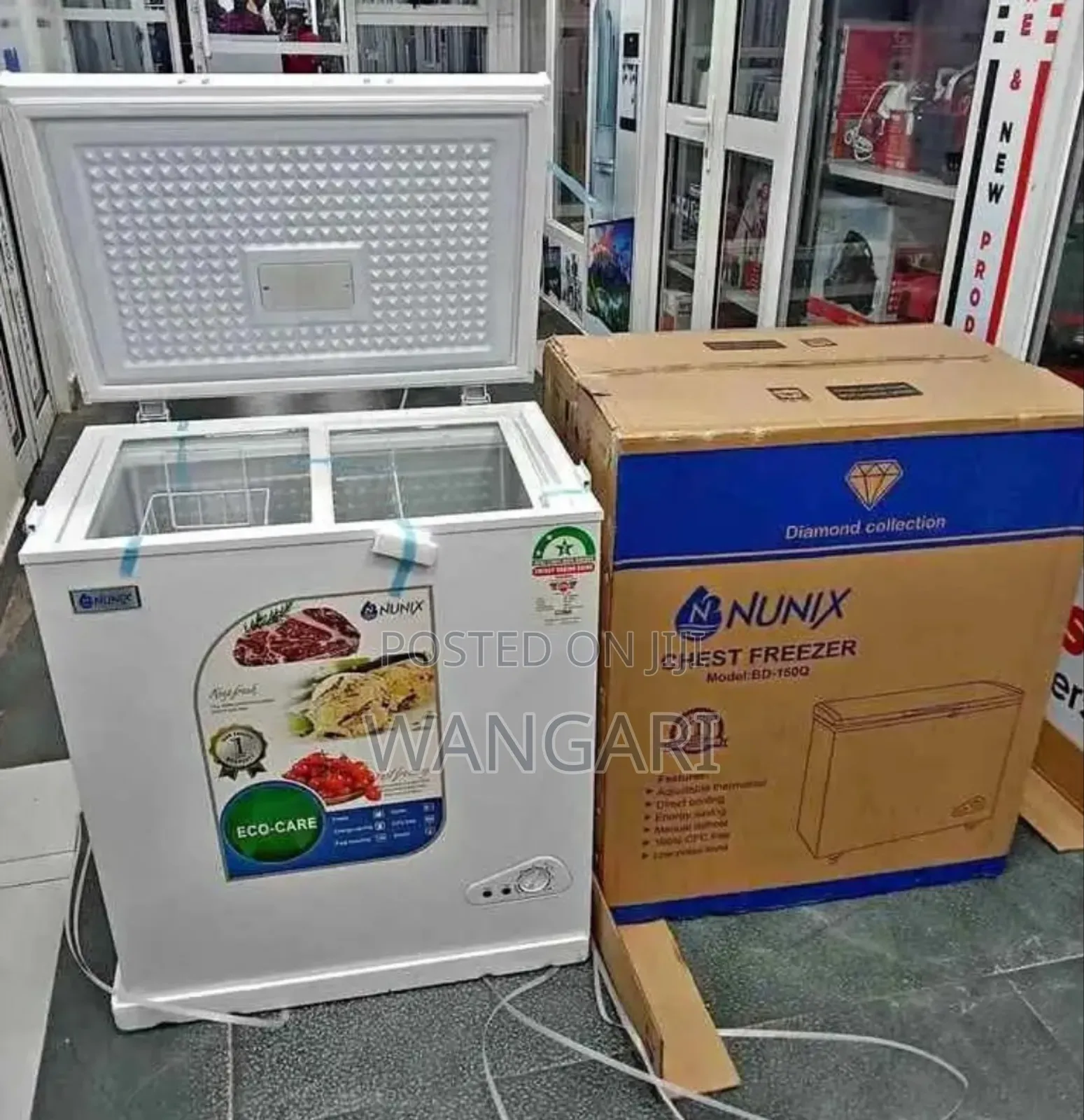 Nunix Deep Freezer 150litres Capacity