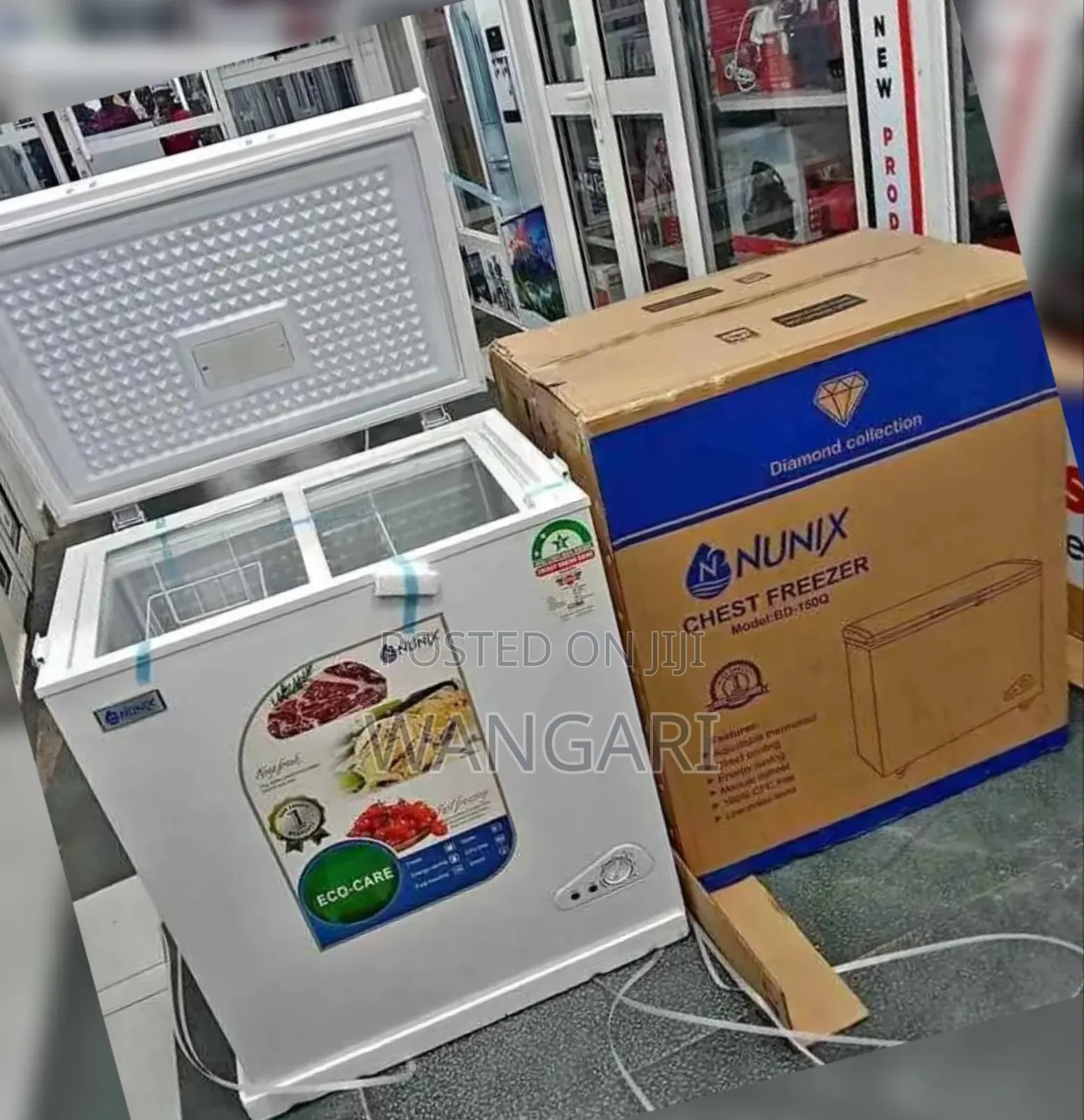 New Inns , Nunix Energy Saving Freezer, 150l