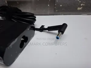 New Hp 90w 19.5v 4.62a Slim Ac Adapter Power Charger+Cable Blue Pin