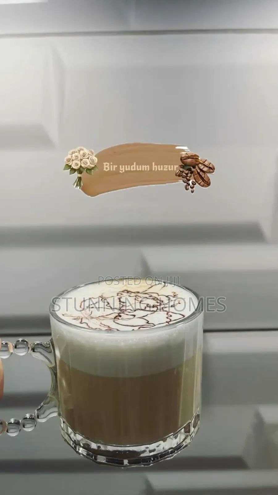 6 Elegant Tea Cups With a Pearl Like Handle