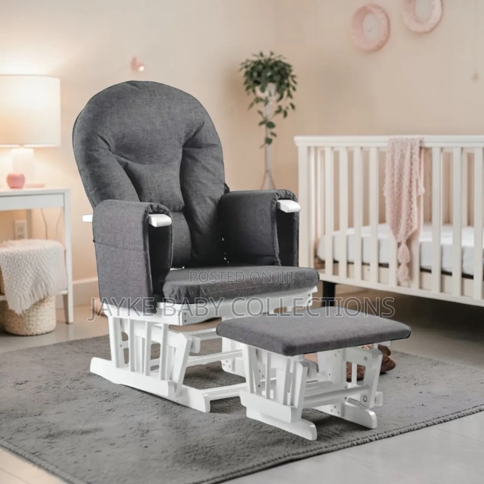 Nursing Glider Chair + Ottoman | Smooth Soothing