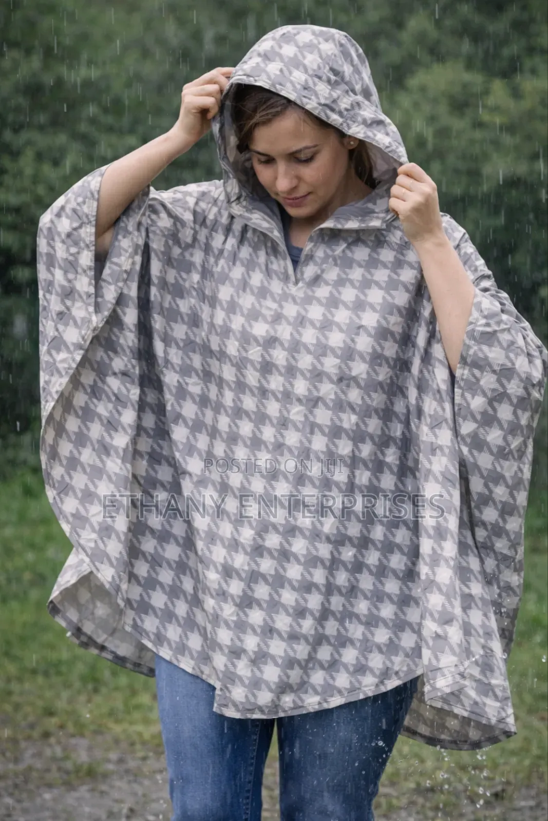 Thrifted Poncho Raincoat (Free Size)