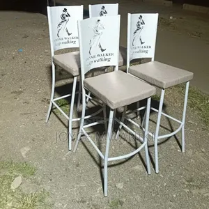 Powder Coated Bar Chairs, With John Walker Logo. M