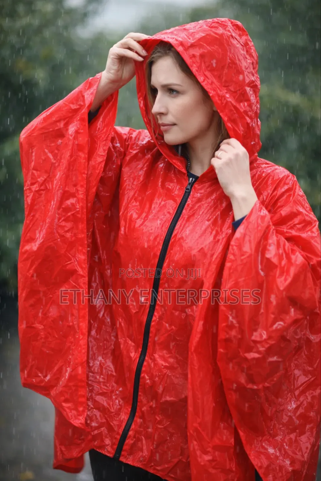 Thrifted Poncho Raincoat (Free Size)